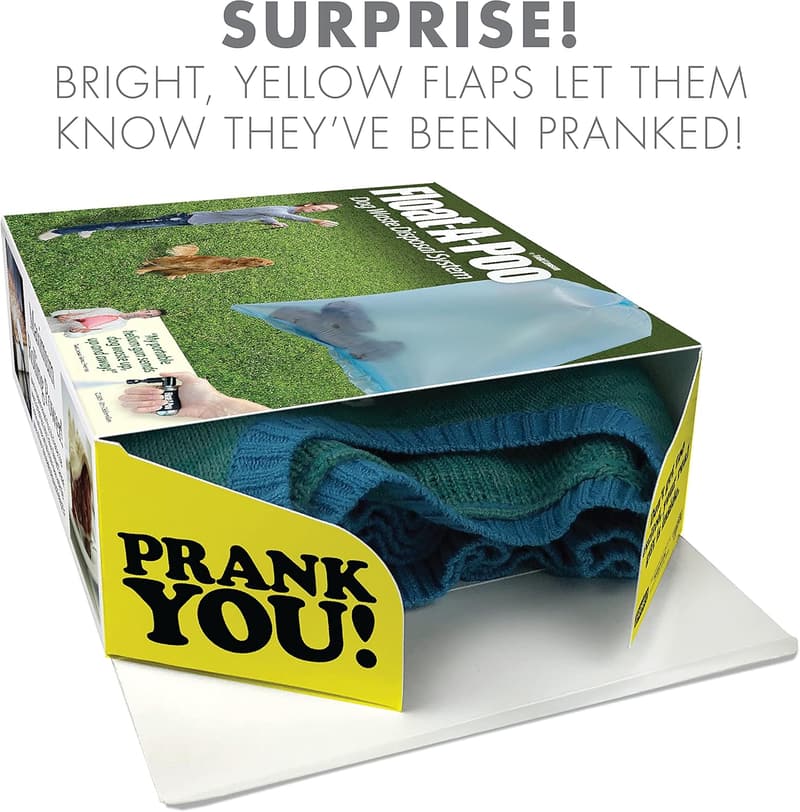 Pet Day Prank Gift Box - Float-A-Poo Gag Wrapping Box
