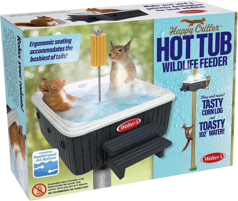 Squirrel Hot Tub Prank Gift Box for Birthdays & Gag Gifts