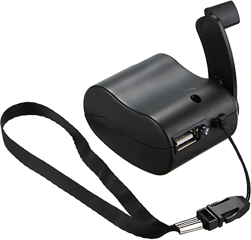 Emergency Hand Crank USB Charger for Mobile Phones