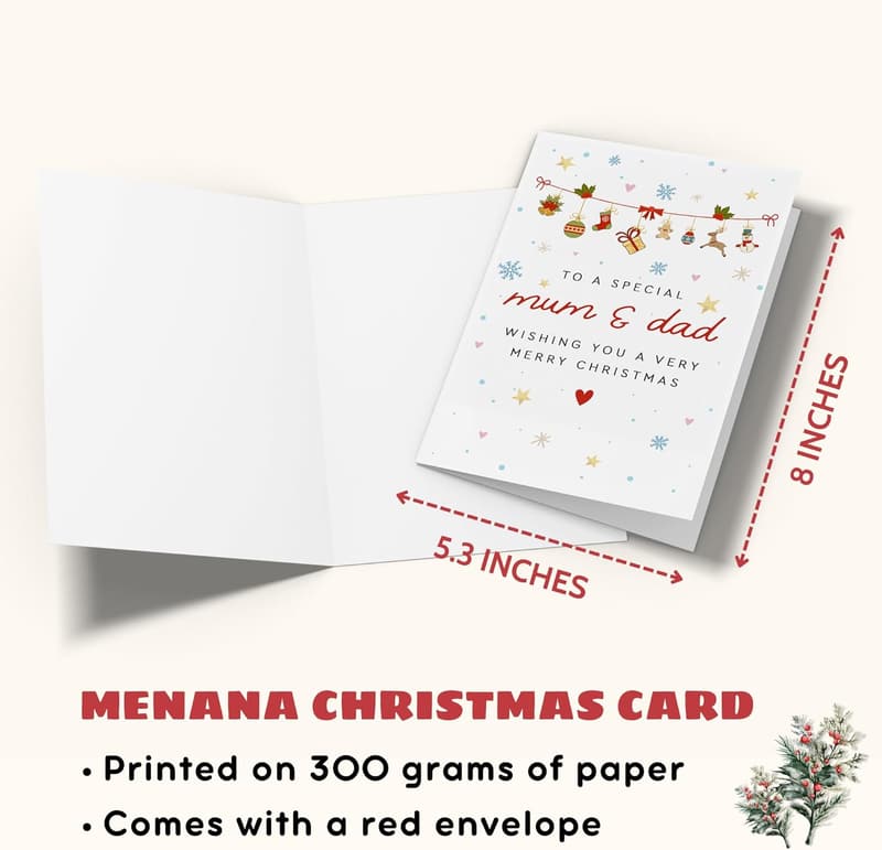Christmas Card for Parents - 5.3