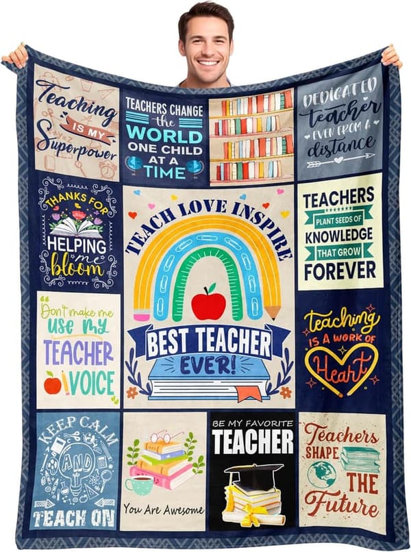 Teacher Appreciation Blanket for Men & Women - 50