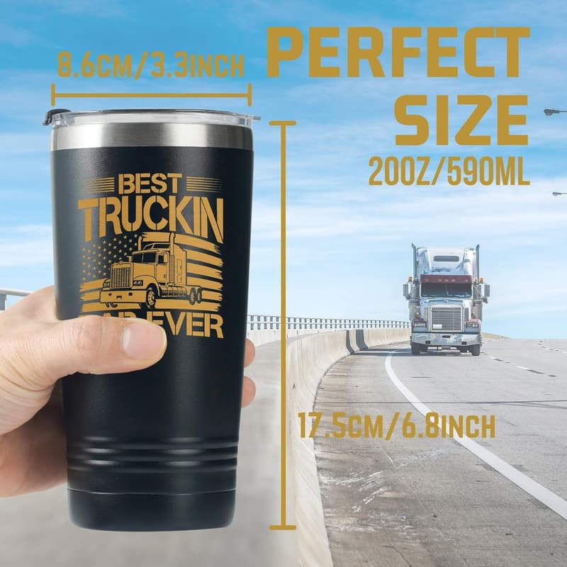 Best Truck Driver Ever Insulated Tumbler - 20oz Stainless Steel