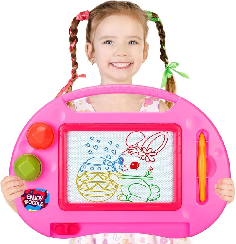 Magnetic Drawing Board for 1-3 Year Old Girls - Learning Toy