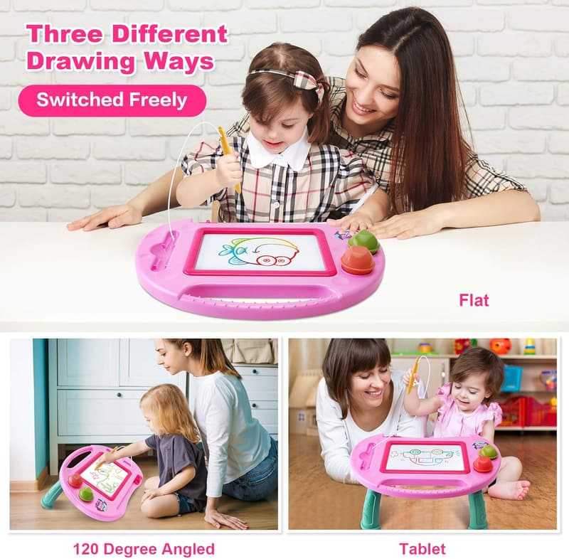 Magnetic Drawing Board for 1-3 Year Old Girls - Learning Toy