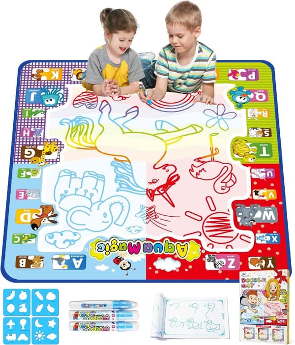 Aqua Doodle Mat for Kids - Large 31x31 Inch Educational Toy