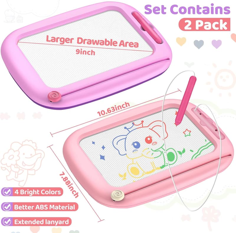 Magnetic Drawing Board for Toddlers – Educational Toy Set