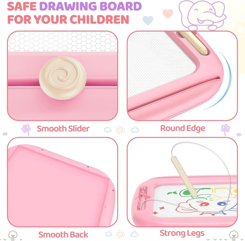 Magnetic Drawing Board for Toddlers – Educational Toy Set