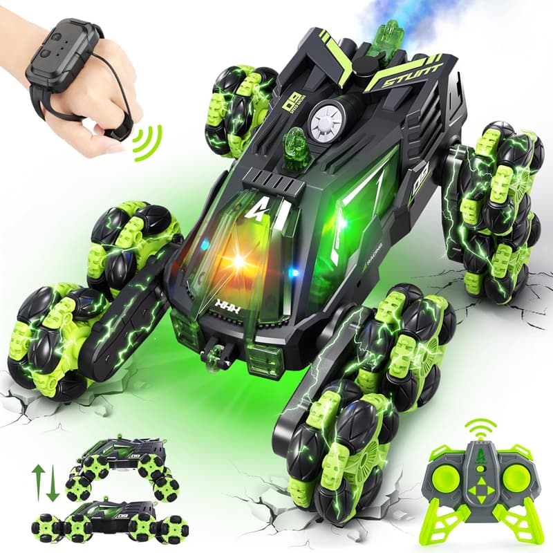 Gesture-Sensing RC Stunt Car - 360° Drift & Rechargeable