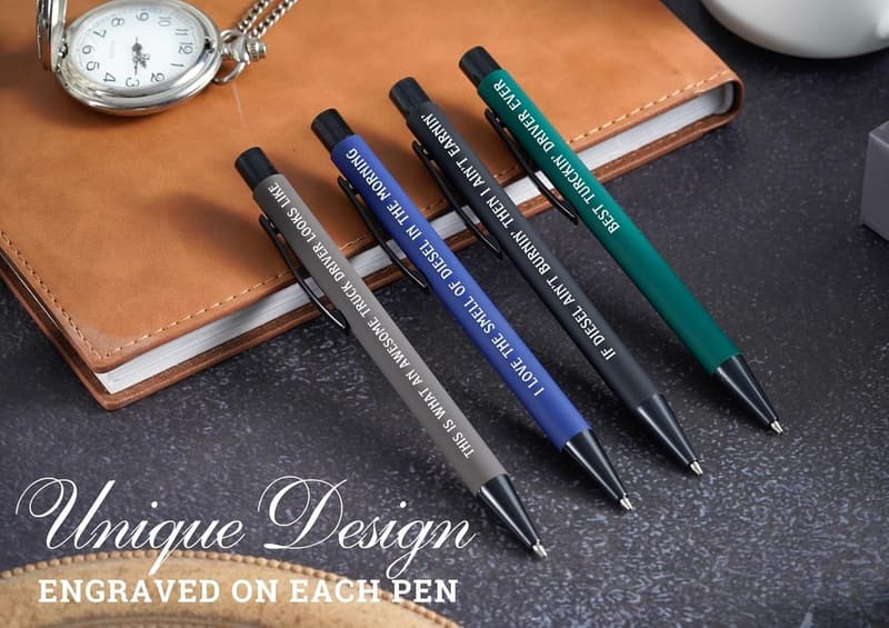 Funny Ballpoint Pen Set for Truck Drivers - Gift for Birthdays