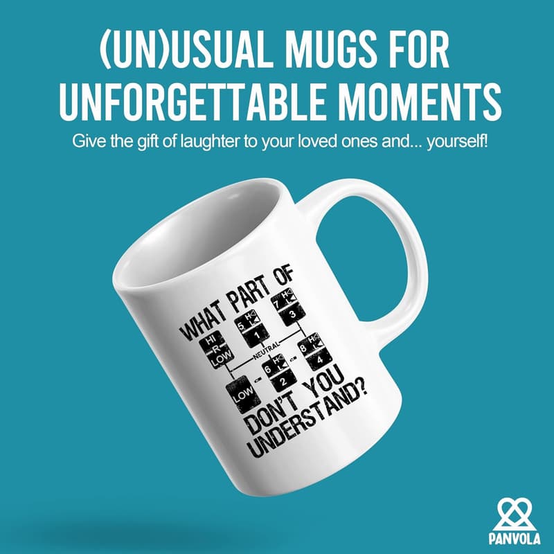 Trucker Gifts: Ceramic Coffee Mug for Men & Women