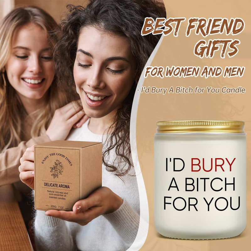 Funny Friendship Gifts for Her - Unique Birthday & Christmas Presents