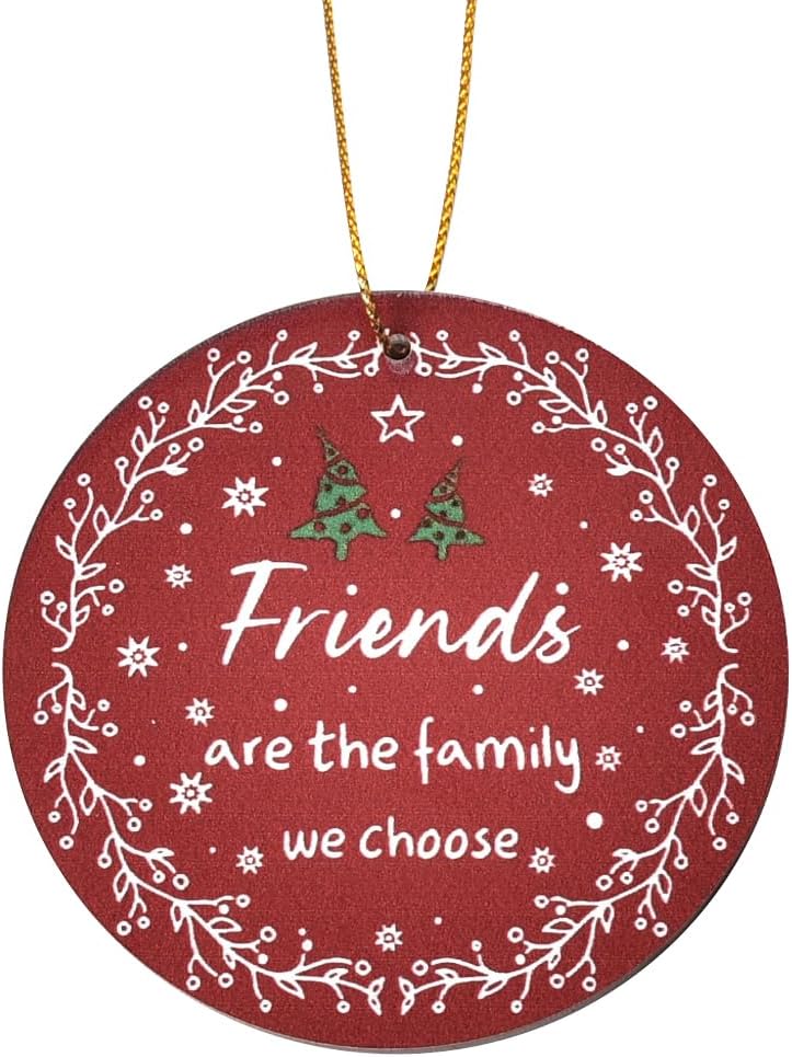 Friendship Christmas Ornament - 'Family We Choose' Decor