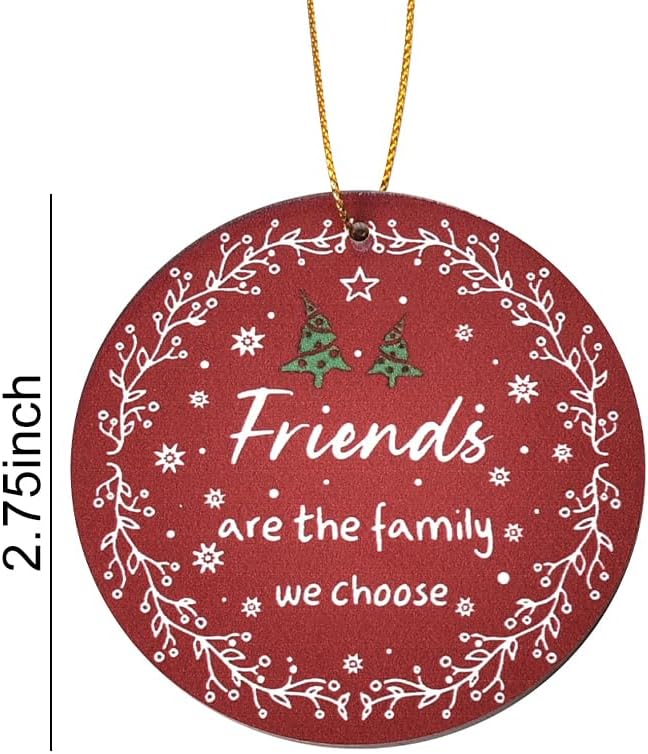 Friendship Christmas Ornament - 'Family We Choose' Decor
