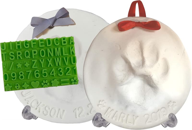 Paw Print Christmas Ornament Kit with Personalization Tool