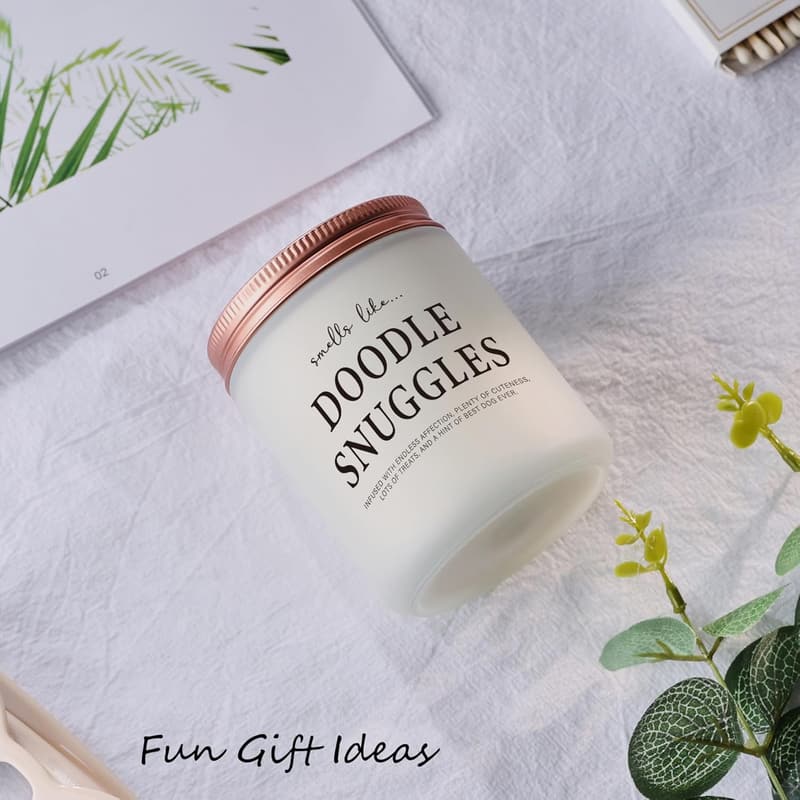 Lavender Scented Candle for Dog Lovers - Perfect Birthday Gift