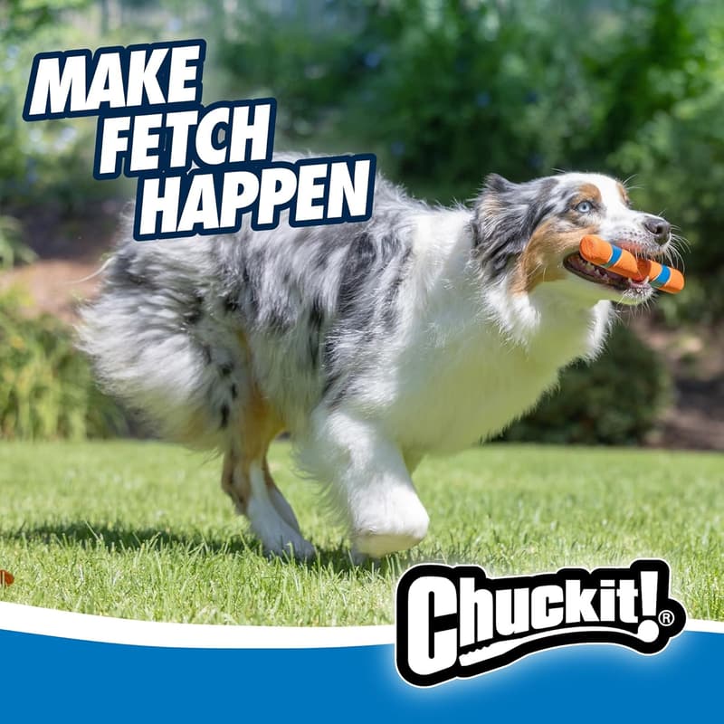 Durable Rubber Fetch Stick for Medium Dogs