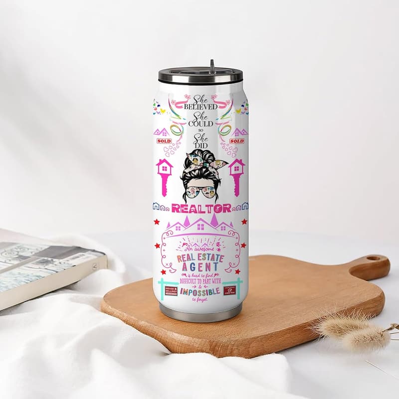 Real Estate Agent 17oz Tumbler - Funny Realtor Gift