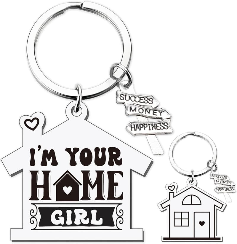 Funny Keychain Gift for Real Estate Agents, Women