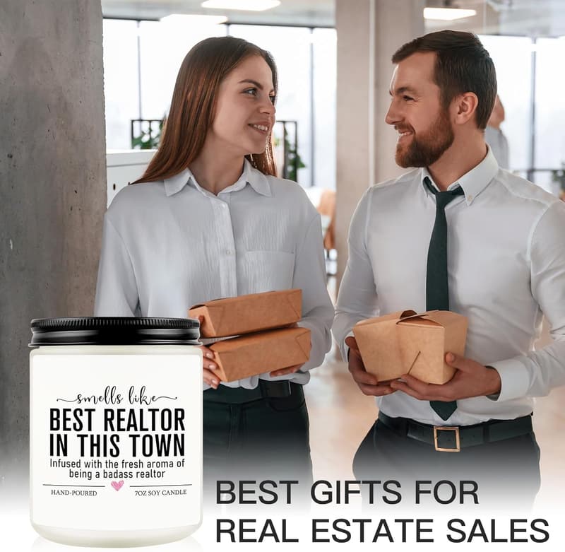 Realtor Closing Gift Candle for Real Estate Agents