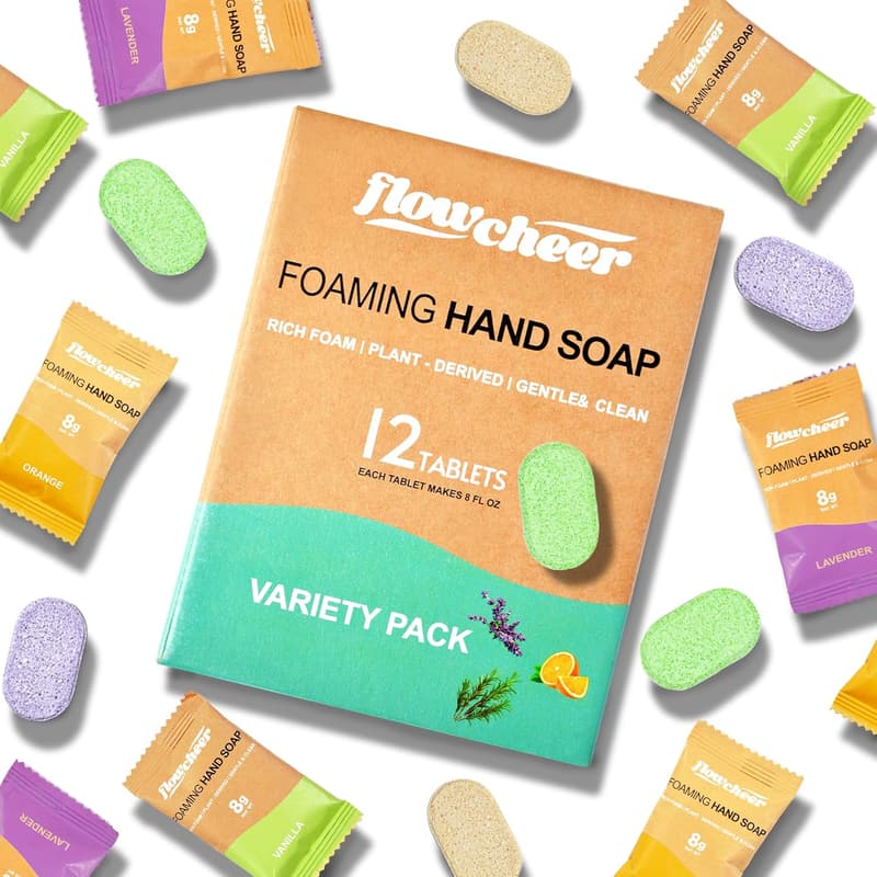 Foaming Hand Soap Tablet Refills - 12 Pack, Variety Fragrance