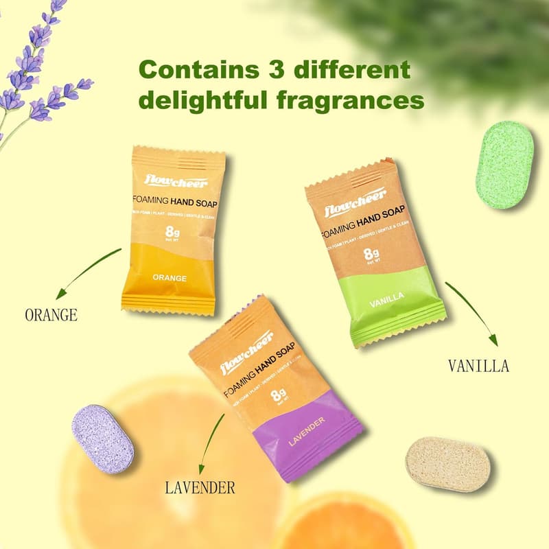 Foaming Hand Soap Tablet Refills - 12 Pack, Variety Fragrance