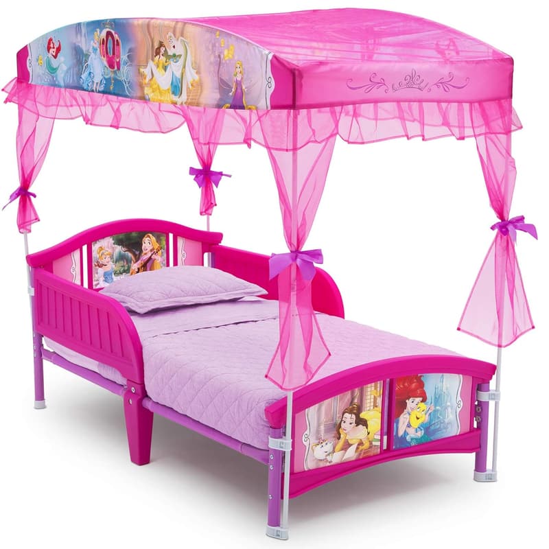 Disney Princess Canopy Toddler Bed by Delta Children
