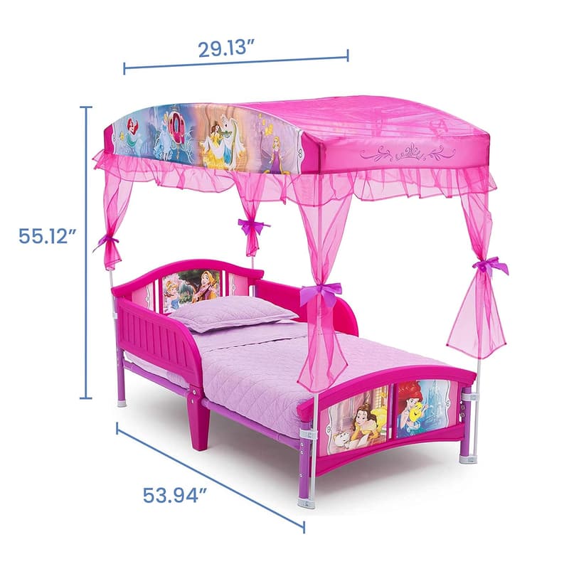 Disney Princess Canopy Toddler Bed by Delta Children