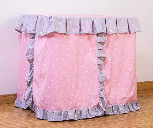 Handmade Princess Dog Bed with Heart Design & Candy Pillow