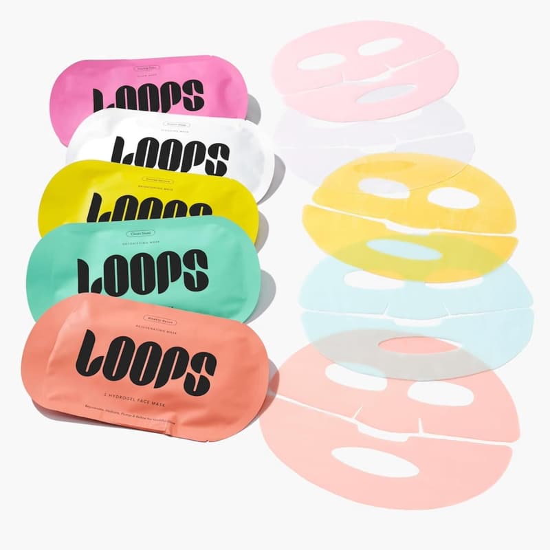 Hydrogel Korean Face Mask Set for Women - 5 Collagen Masks