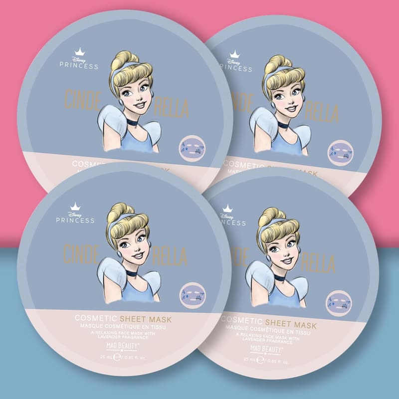 Disney Cinderella Lavender Infusion Face Mask Set for Women