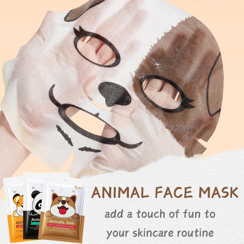 Hydrating Animal Character Face Masks - Mother's Day Gift for Mom