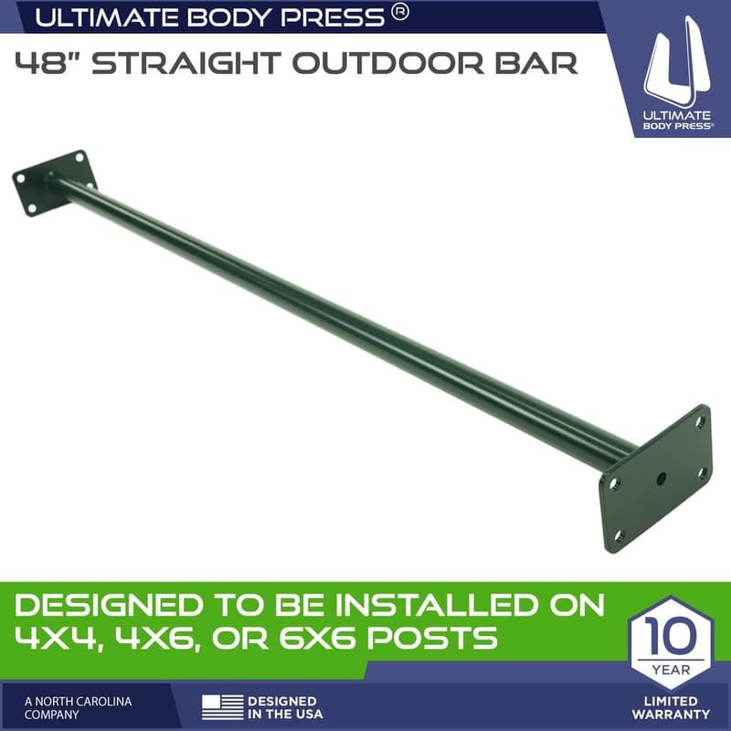 Outdoor Pull-Up Bar - Ultimate Body Press, Green