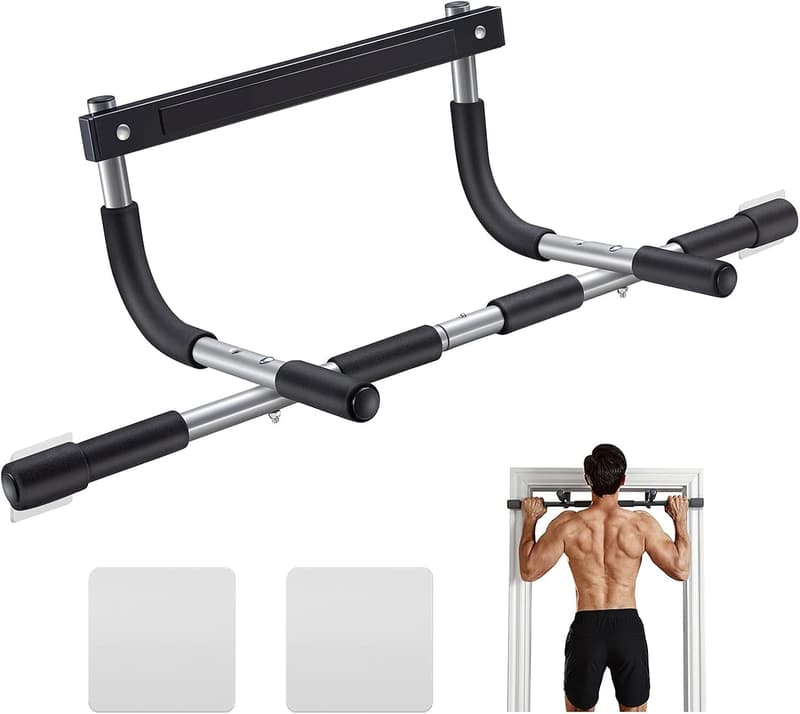 Doorway Pull-Up Bar | Heavy-Duty Steel, 440 lbs Capacity