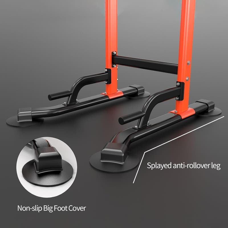 Home Gym Dip Station for Strength Training - 330Lbs Capacity