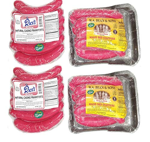 Maine Red Hot Dogs - 4 lbs Special Bulk Pack