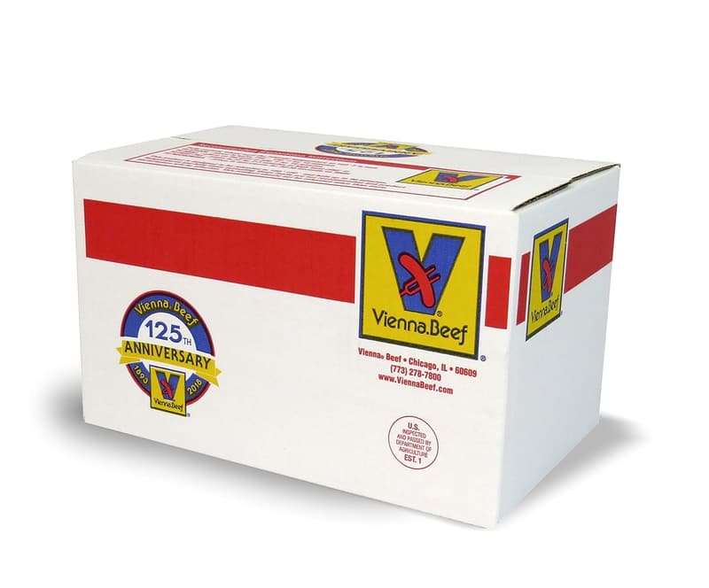 Vienna Beef Jumbo Franks 10 lbs. (Approx. 40 Count)