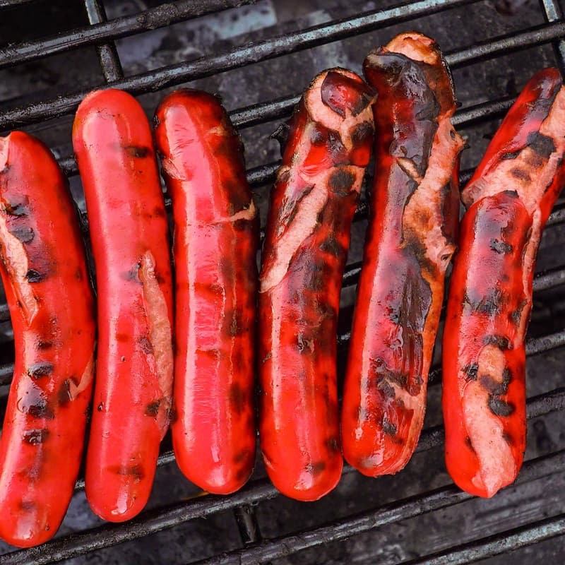 Red Snapper Hot Dogs - 3 lbs Premium Seafood Sausages