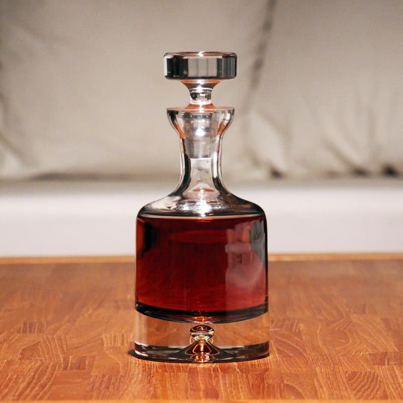 Hand-Blown Lead-Free Crystal Whiskey Decanter Set