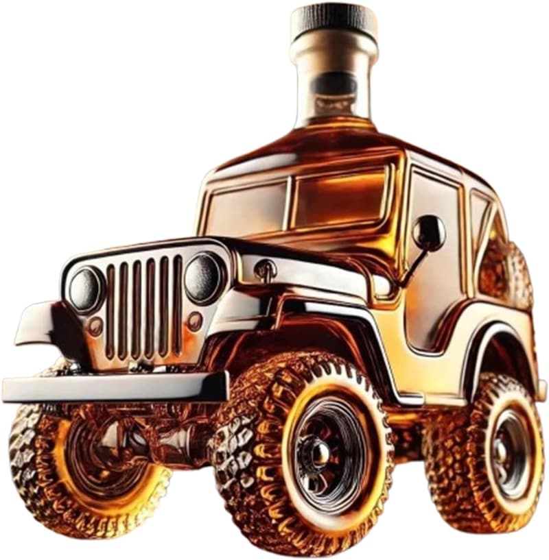 Car Whiskey Decanter - Fun Gift for Dad or Husband