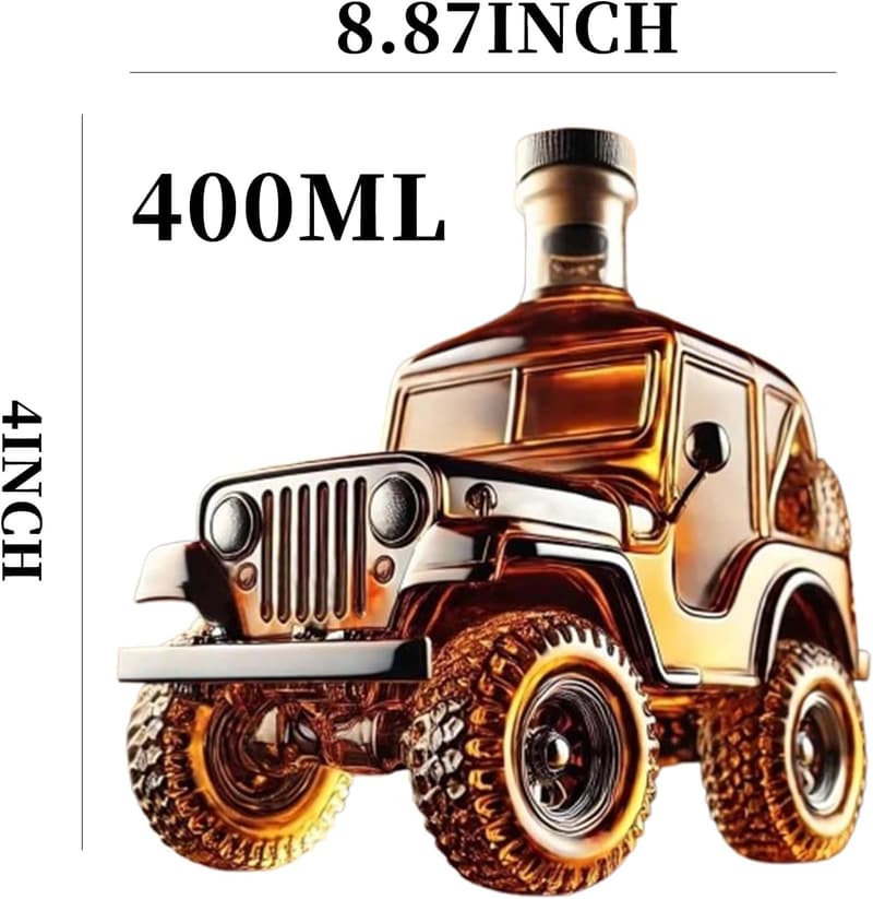 Car Whiskey Decanter - Fun Gift for Dad or Husband