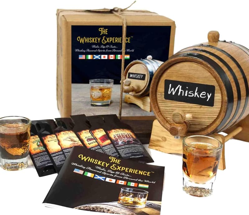 Whiskey Making Kit with 2L Oak Aging Barrel