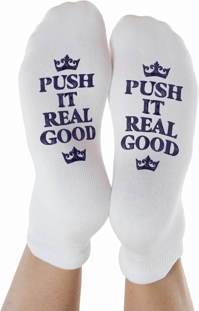 Maternity Inspirational Non-Skid Socks for Labor & Delivery