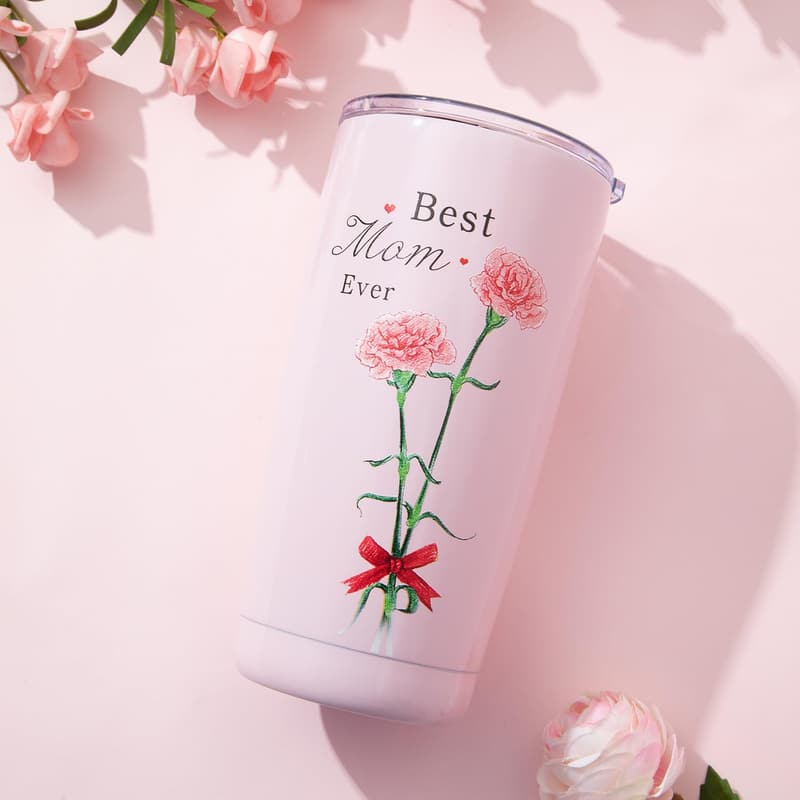 Mother's Day Gift - Unique Thank You Pink Present for Mom