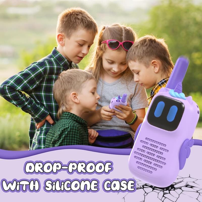 Kids Walkie Talkies with Silicone Cover - 1000FT Range