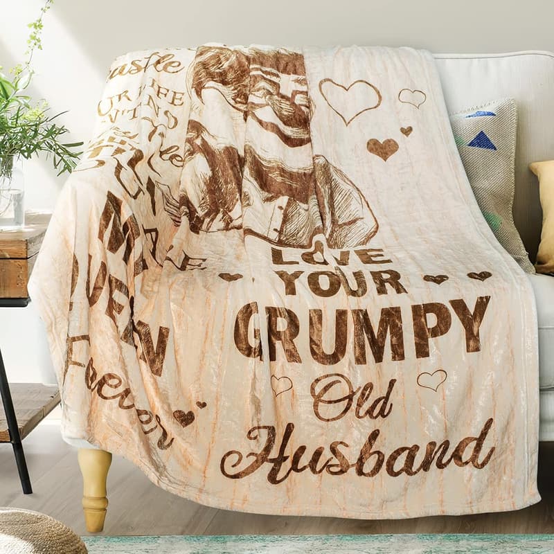 Wedding Anniversary Gift Blanket for Wife - Healing Thoughts