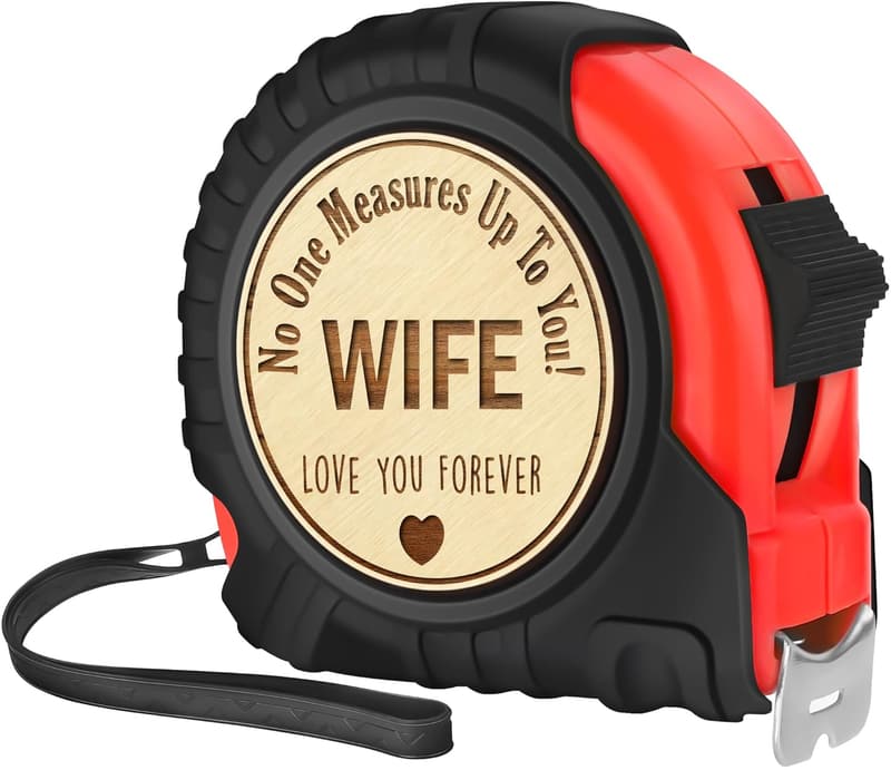 Wife's Birthday & Anniversary - 16ft Cute Tape Measure Gift