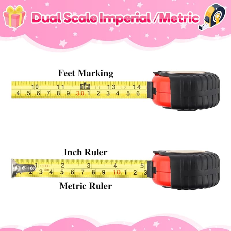 Wife's Birthday & Anniversary - 16ft Cute Tape Measure Gift