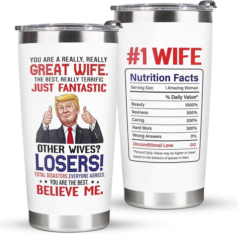 Mother's Day Tumbler for Wife - Funny 20 oz Gift