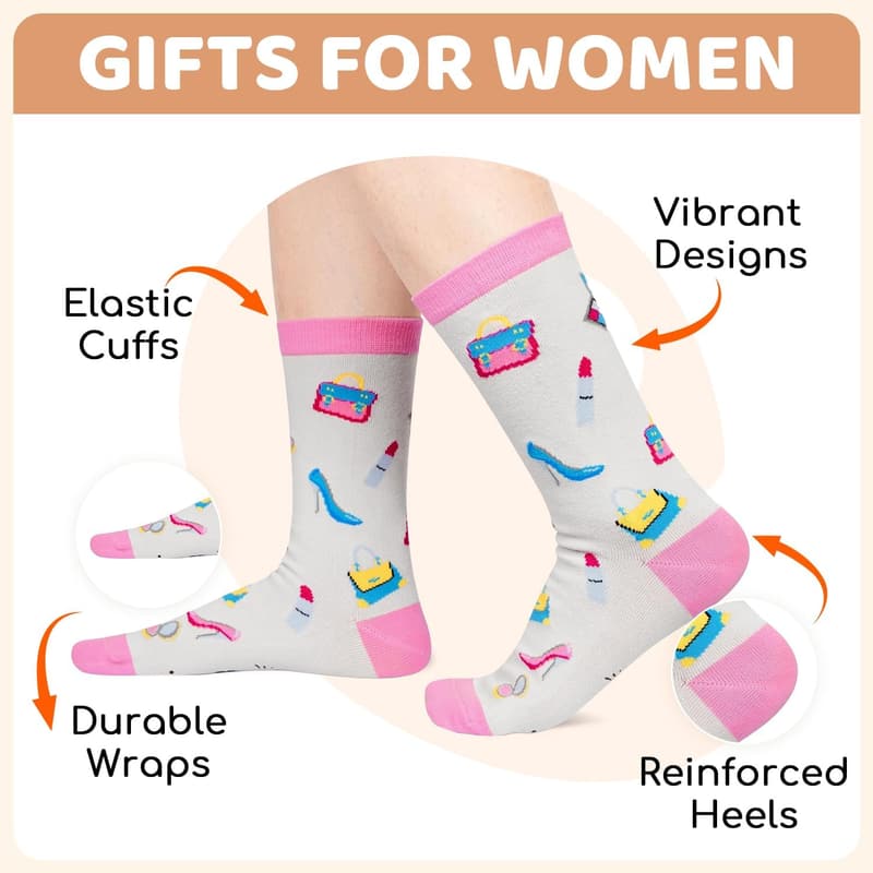 Mother's Day Novelty Socks for Women - Gifts for Mom & More
