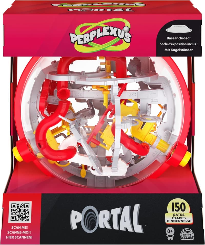 Perplexus Portal 3D Puzzle Ball - 150 Obstacles for Kids 8+